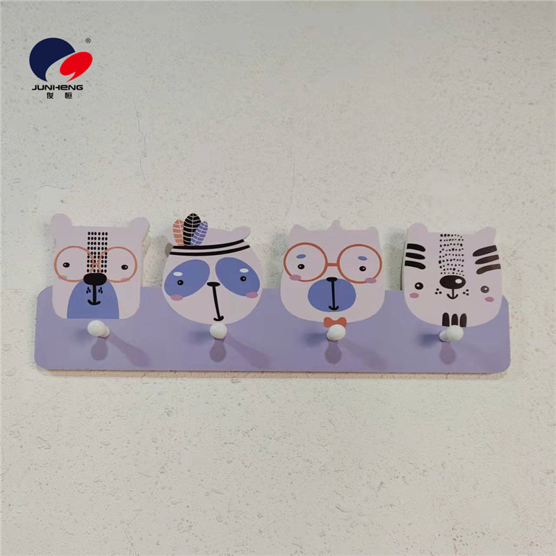 INS Nordic Style Creative Home Wood Plastic Hat-and-Coat Hook Cartoon Animal Wall-Mounting Decoration Children's Room Wall Decoration Pendant INS Nordic Style Creative Home Wood Plastic Hat-and-Coat Hook Cartoon Animal Wall-Mounting Decoration Children's Room Wall Decoration Pendant