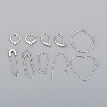 S925 Pure Silver Ear Hook Accessories Earrings Ear Rings Gold Plated Handmade DIY Sterling Silver Accessories Wholesale S925 Pure Silver Ear Hook Accessories Earrings Ear Rings Gold Plated Handmade DIY Sterling Silver Accessories Wholesale