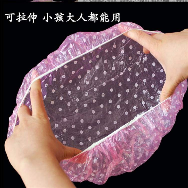 Supply 3 sets of disposable bath caps for portable personal toiletry cleaning products
