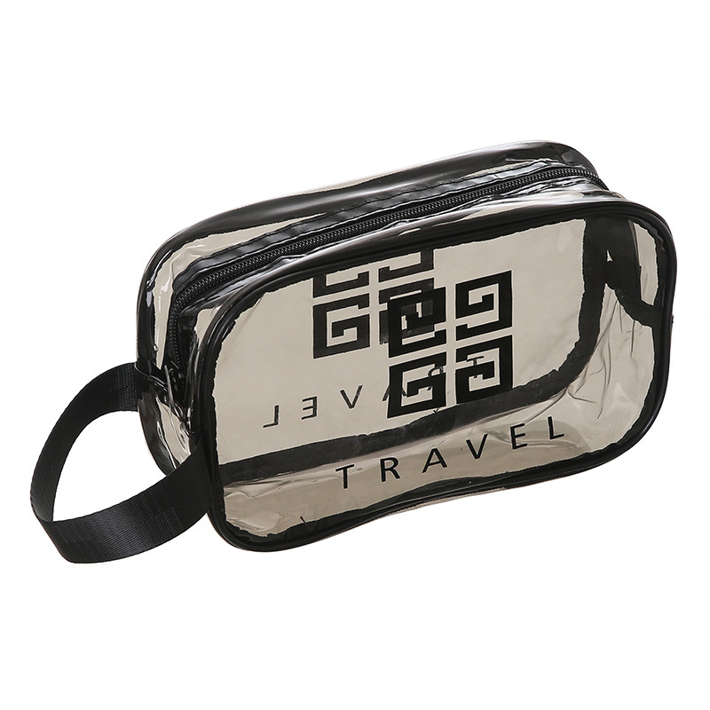 and transparent travel cosmetics storage bag Large makeup bag Ins large capacity portable toiletry bag storage bag