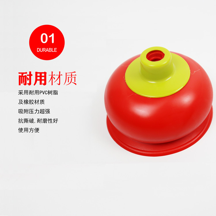 Toilet Artifact Toilet Plunger Plunger Strong Suction Cup Drainage Facility Household Sewer Toilet Blocking Plunger Tools Toilet Artifact Toilet Plunger Plunger Strong Suction Cup Drainage Facility Household Sewer Toilet Blocking Plunger Tools
