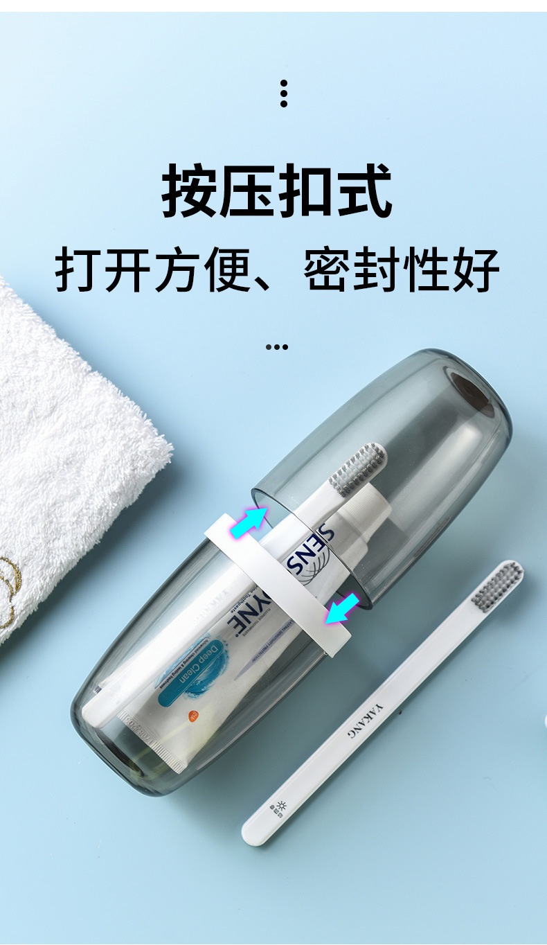 Travel Toothbrush Storage Box Portable Toiletry Cup Teeth Brushing Cup Toothpaste Tooth Mug Travel Tooth Glass Suit