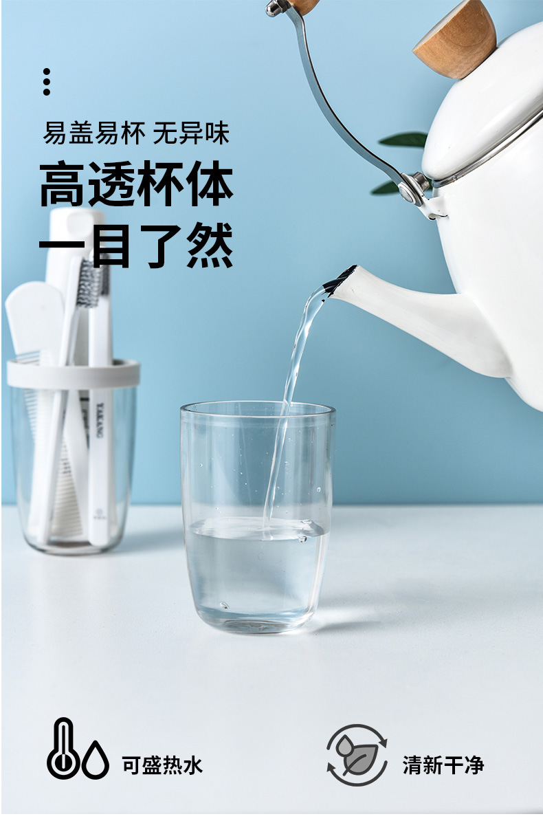 Travel Toothbrush Storage Box Portable Toiletry Cup Teeth Brushing Cup Toothpaste Tooth Mug Travel Tooth Glass Suit