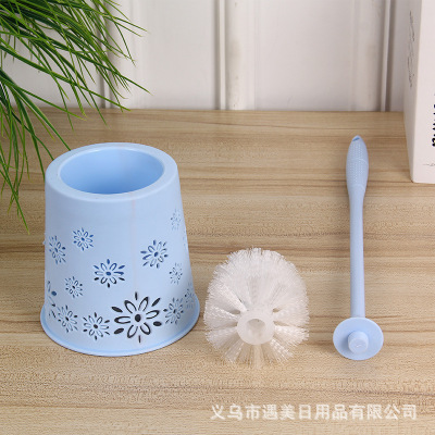 Creative Hollow out with seat Sanitary Brush combination Cleaning products plastic toilet set Toilet Brush without dead Angle Brush Creative Hollow out with seat Sanitary Brush combination Cleaning products plastic toilet set Toilet Brush without dead Angle Brush