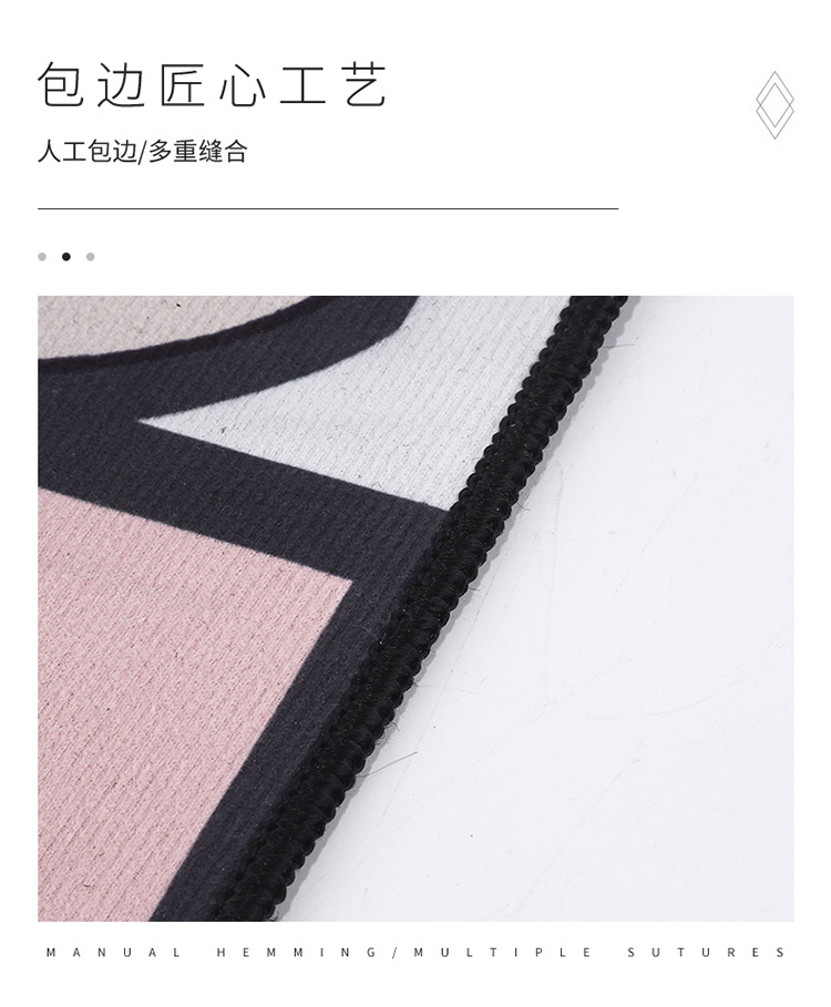 3D Printing Kitchen Non-Slip Mat Surface Crystal Velvet Entrance Mats Floor Mat Bottom Point Plastic Felt Material Absorbent Oil-Absorbing Sheet 3D Printing Kitchen Non-Slip Mat Surface Crystal Velvet Entrance Mats Floor Mat Bottom Point Plastic Felt Material Absorbent Oil-Absorbing Sheet