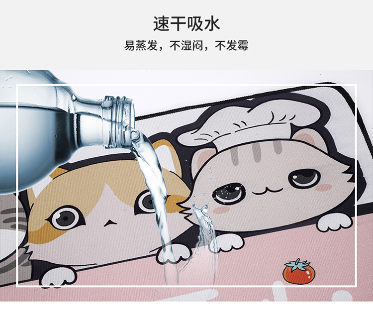 3D Printing Kitchen Non-Slip Mat Surface Crystal Velvet Entrance Mats Floor Mat Bottom Point Plastic Felt Material Absorbent Oil-Absorbing Sheet 3D Printing Kitchen Non-Slip Mat Surface Crystal Velvet Entrance Mats Floor Mat Bottom Point Plastic Felt Material Absorbent Oil-Absorbing Sheet