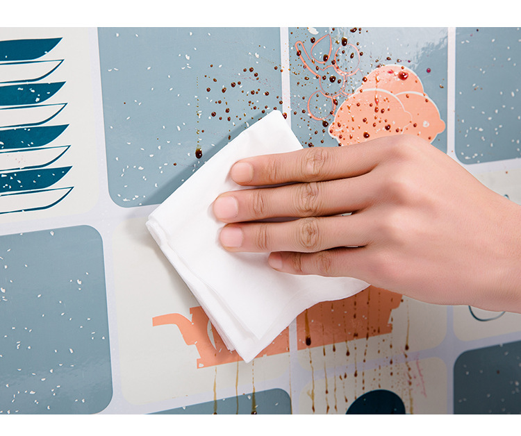 temperature and oil resistant sticker Household kitchen tile wall waterproof wallpaper oil proof paper lampblack sticker temperature and oil resistant sticker Household kitchen tile wall waterproof wallpaper oil proof paper lampblack sticker
