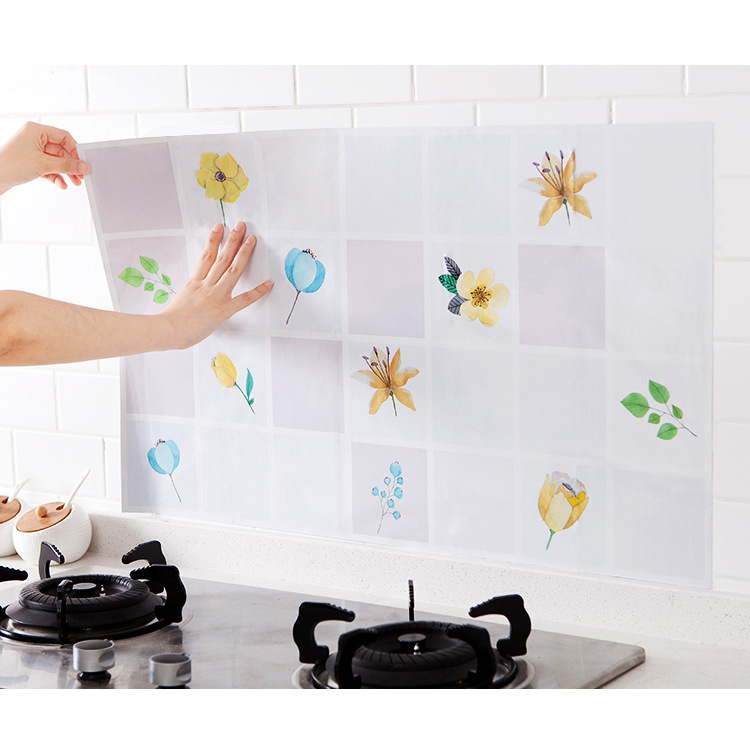 kitchen oilproof sticker High temperature stove with waterproof lampblack machine tile wall wallpaper cabinet sticker kitchen oilproof sticker High temperature stove with waterproof lampblack machine tile wall wallpaper cabinet sticker