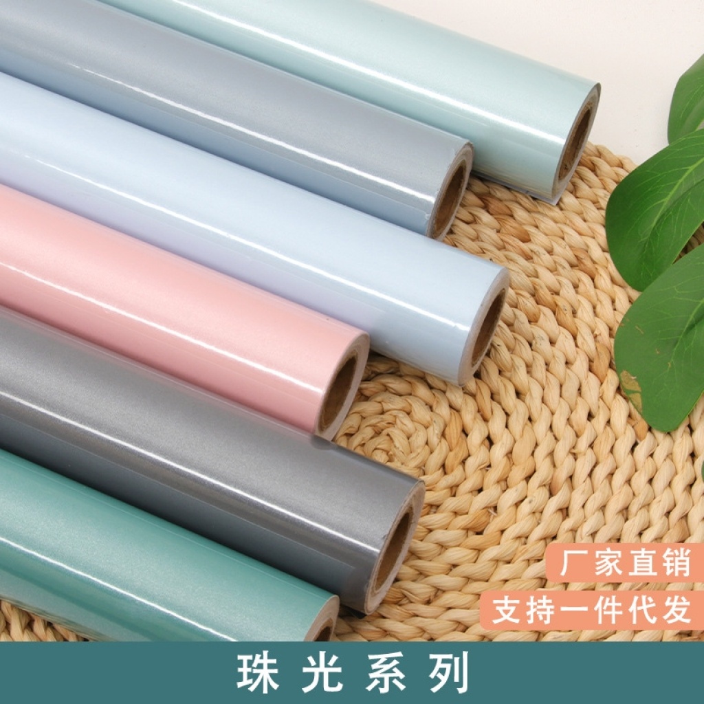 Light Luxury Paint Wallpaper Self-Adhesive Solid Color Highlight Stickers Waterproof Moisture-Proof Wardrobe Desktop Renovation Bedroom Erasable Stickers Light Luxury Paint Wallpaper Self-Adhesive Solid Color Highlight Stickers Waterproof Moisture-Proof Wardrobe Desktop Renovation Bedroom Erasable Stickers