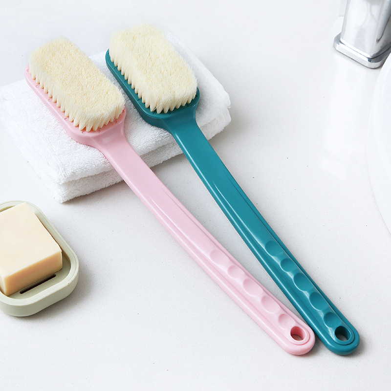 Bath scrub Bath towel long handle soft hair Bath products rub mud do not ask people back brush Bath brush