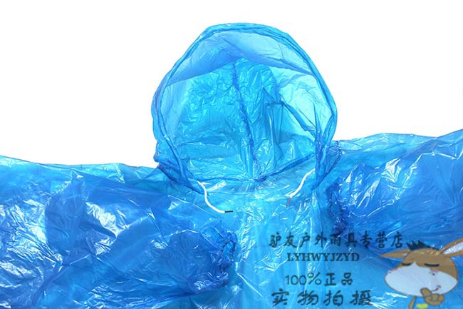 Thickened Adult Disposable Raincoat Portable PE Children's Poncho Amusement Park Outdoor Transparent Raincoat Manufacturers Can Customize