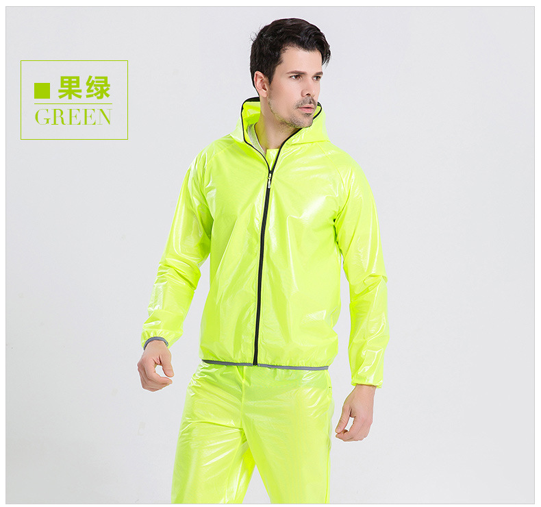 Split Raincoat and Rain Pants Suit Outdoor Waterproof Cycling Suit Sun Protection Poncho Bicycle Fashion Raincoat