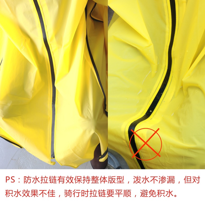 Guzhen Yixu whole body as EVA riding Poncho high with a long adult backpack multi-functional Raincoat