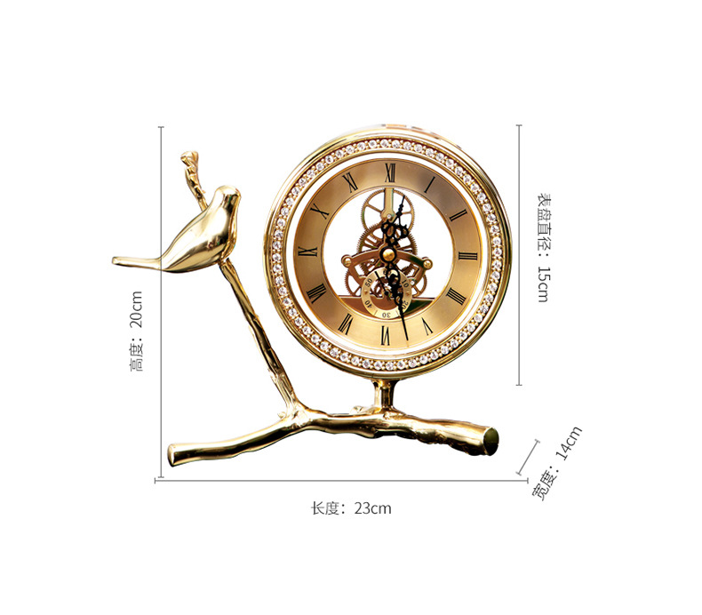 Pure Copper Creative Clocks American Living Room Home Desk Clock Desktop Clock Desktop Decoration European Mute Decorative Clock Pure Copper Creative Clocks American Living Room Home Desk Clock Desktop Clock Desktop Decoration European Mute Decorative Clock