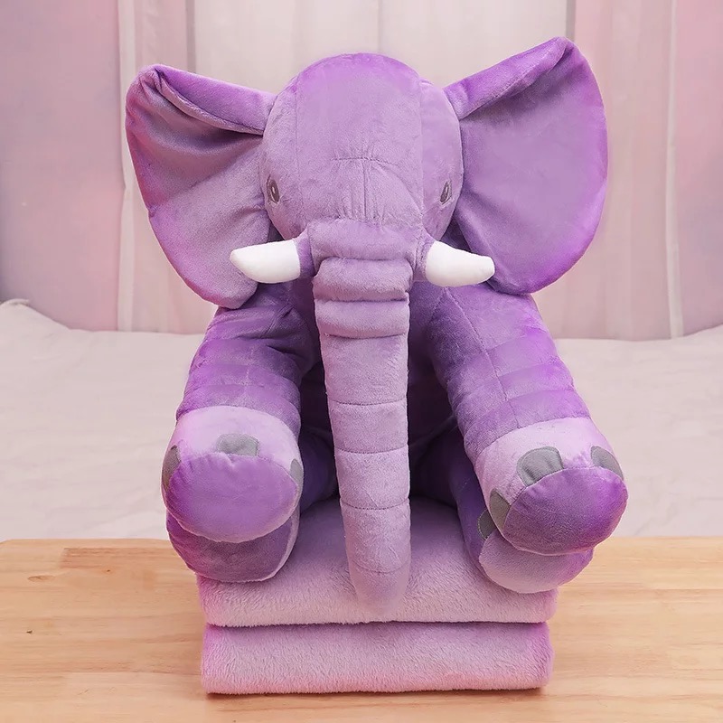 New Popular Elephant Throw Pillow Soothing Elephant Plush Toy Doll Baby Sleep Companion Children Sleeping Elephant Gift Customization New Popular Elephant Throw Pillow Soothing Elephant Plush Toy Doll Baby Sleep Companion Children Sleeping Elephant Gift Customization