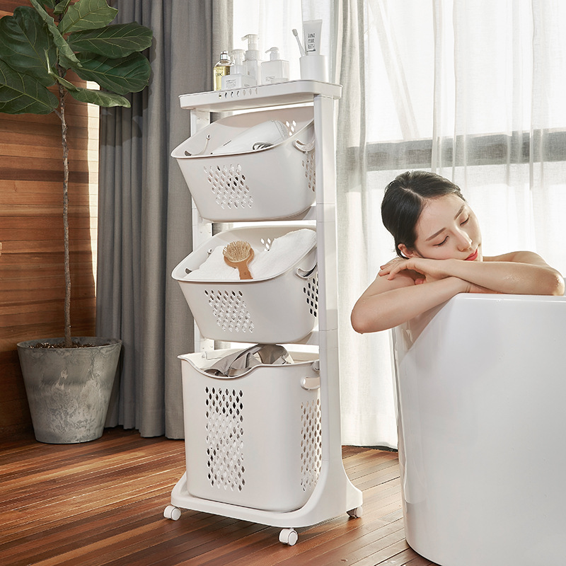 Extra Large Laundry Basket Household Collect Clothes Storage Basket Bathroom Storage Rack Laundry Basket Storage Bucket Clothes Basket