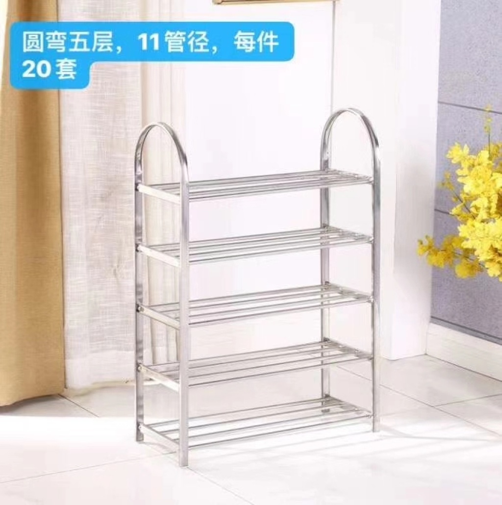 Shoe rack stainless steel multi-layer assembly simple waterproof shoe cabinet economy dormitory storage rack at the door shelf Shoe rack stainless steel multi-layer assembly simple waterproof shoe cabinet economy dormitory storage rack at the door shelf