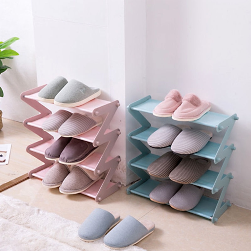 Foreign trade shoe rack Simple multilayer household assembly stainless steel cloth art filling receives shoe cabinet student dormitory shoe rack Foreign trade shoe rack Simple multilayer household assembly stainless steel cloth art filling receives shoe cabinet student dormitory shoe rack