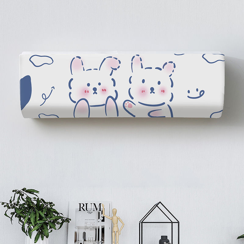 Hanging Air Conditioning Dust Cover Ins Style All Surrounded Fabric Air Conditioner Cover Universal Living Room Bedroom Hanging Airconditioner Air Conditioner Cover