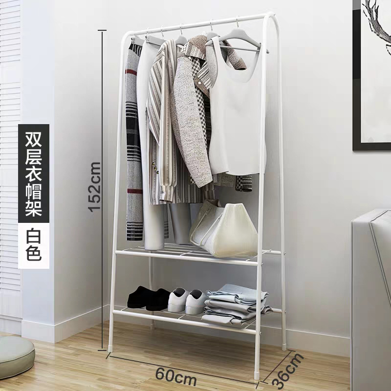 Clothes Hanger Storage Rack Floor Bedroom Coat Rack Household Clothes Hanger Indoor and Outdoor Clothes Hanger Sub Clothes Rack