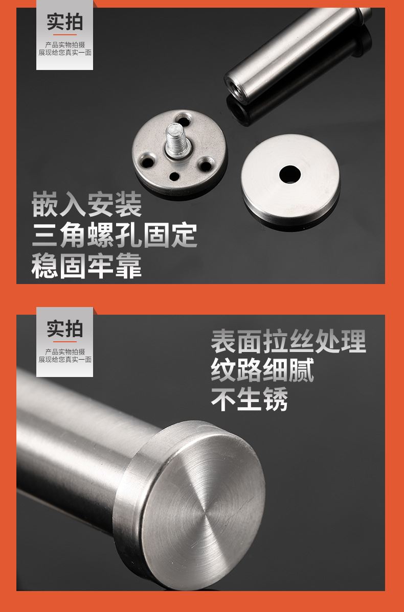 Stainless Steel Hanger Bathroom Hardware Pendant Coat Hook Wall Hollow Cylindrical Single Hook Wholesale Stainless Steel Hanger Bathroom Hardware Pendant Coat Hook Wall Hollow Cylindrical Single Hook Wholesale