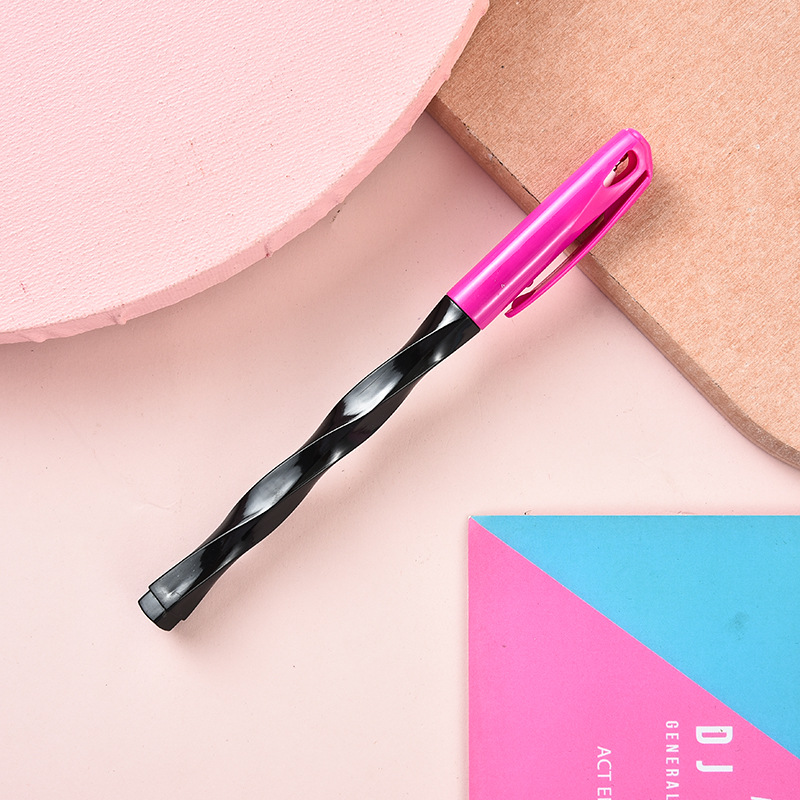 Creative Spiral Pen Holder Middle School Student Practice Pen for Calligraphy Writing Smooth Signature Pen Box Gift Pen Stationery Customization Wholesale Creative Spiral Pen Holder Middle School Student Practice Pen for Calligraphy Writing Smooth Signature Pen Box Gift Pen Stationery Customization Wholesale