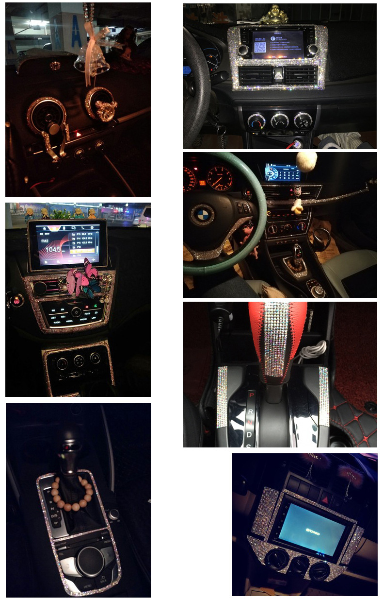 Cross-Border Hot Selling Rhinestone Stickers Car Decoration Diamond Interior Crystal Shining Diamond Sticker Car Logo DIY Quantity Discounts Cross-Border Hot Selling Rhinestone Stickers Car Decoration Diamond Interior Crystal Shining Diamond Sticker Car Logo DIY Quantity Discounts