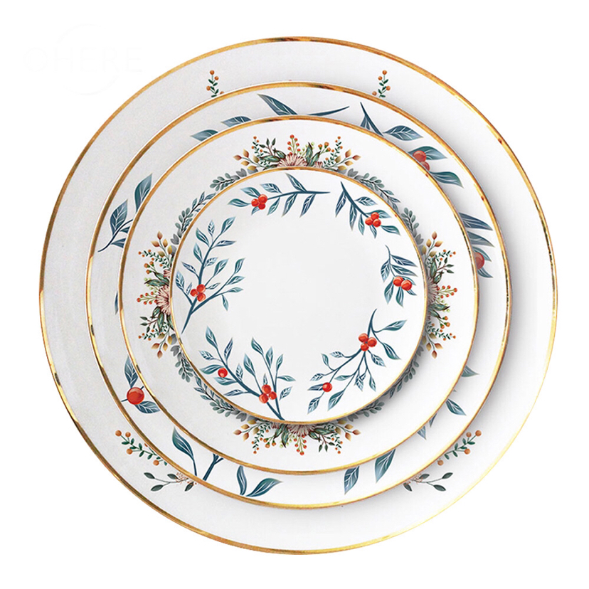 Bone Porcelain Plate Ceramic Western Cuisine Plate Tableware Hotel Table Setting Daily Necessities More Sizes Craft Ornaments Bone Porcelain Plate Ceramic Western Cuisine Plate Tableware Hotel Table Setting Daily Necessities More Sizes Craft Ornaments