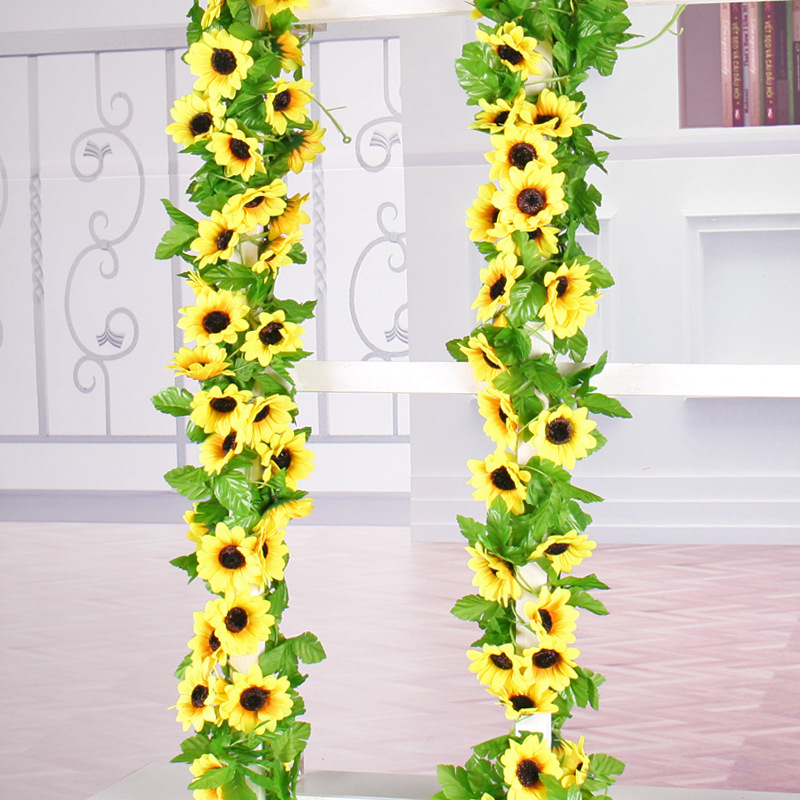Spot  Plastic Flower Artificial Flower Vine Wholesale Artificial Artificial Flower Home Decoration 