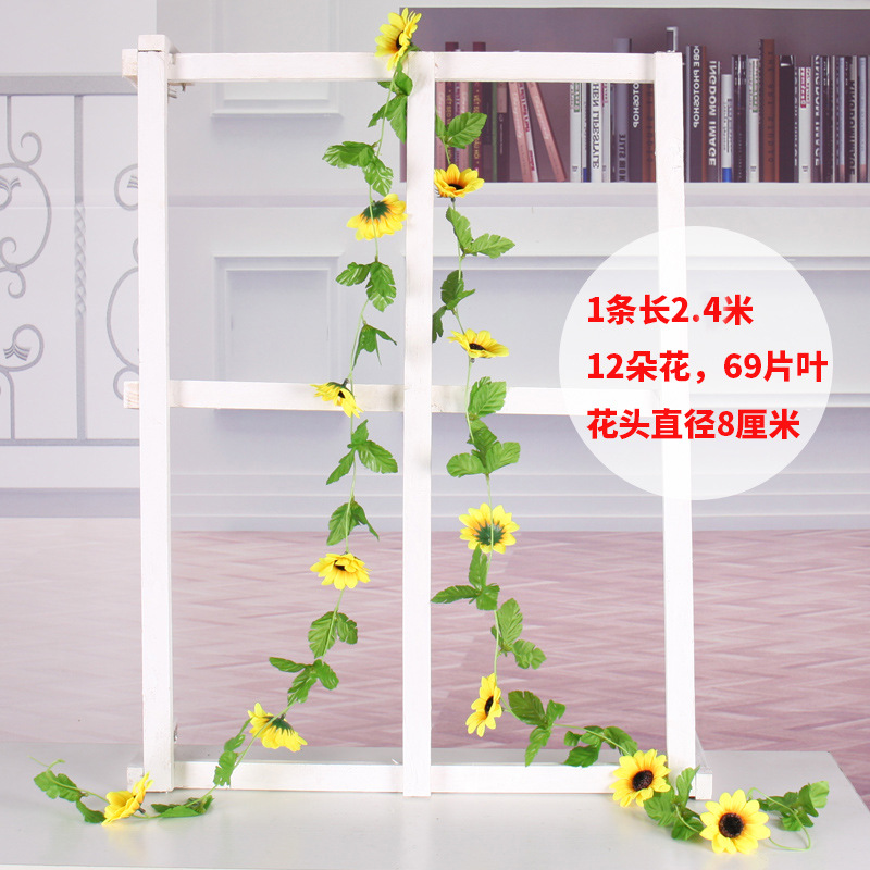 Spot  Plastic Flower Artificial Flower Vine Wholesale Artificial Artificial Flower Home Decoration 