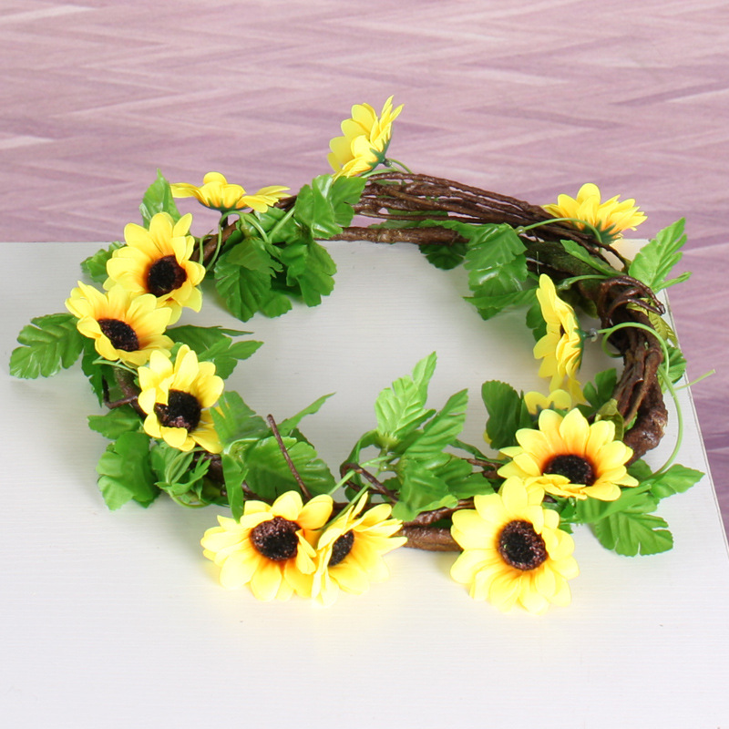 Spot  Plastic Flower Artificial Flower Vine Wholesale Artificial Artificial Flower Home Decoration 