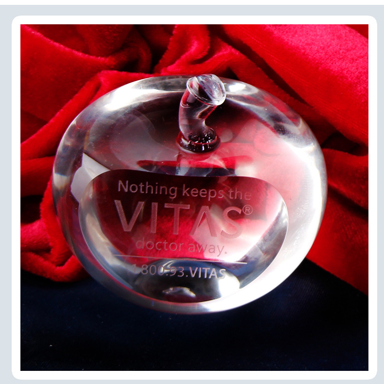 Manufacturers direct crystal crafts apple display Christmas valentine's day Christmas Eve to send girlfriend friends gifts Manufacturers direct crystal crafts apple display Christmas valentine's day Christmas Eve to send girlfriend friends gifts
