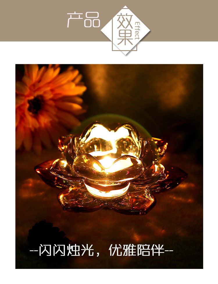 Glass Lotus Candle Holder Home Ornaments Candle Holder Home European Crystal Buddha Worship Buddha Worshiping Lamp Butter Lamp Holder Glass Lotus Candle Holder Home Ornaments Candle Holder Home European Crystal Buddha Worship Buddha Worshiping Lamp Butter Lamp Holder