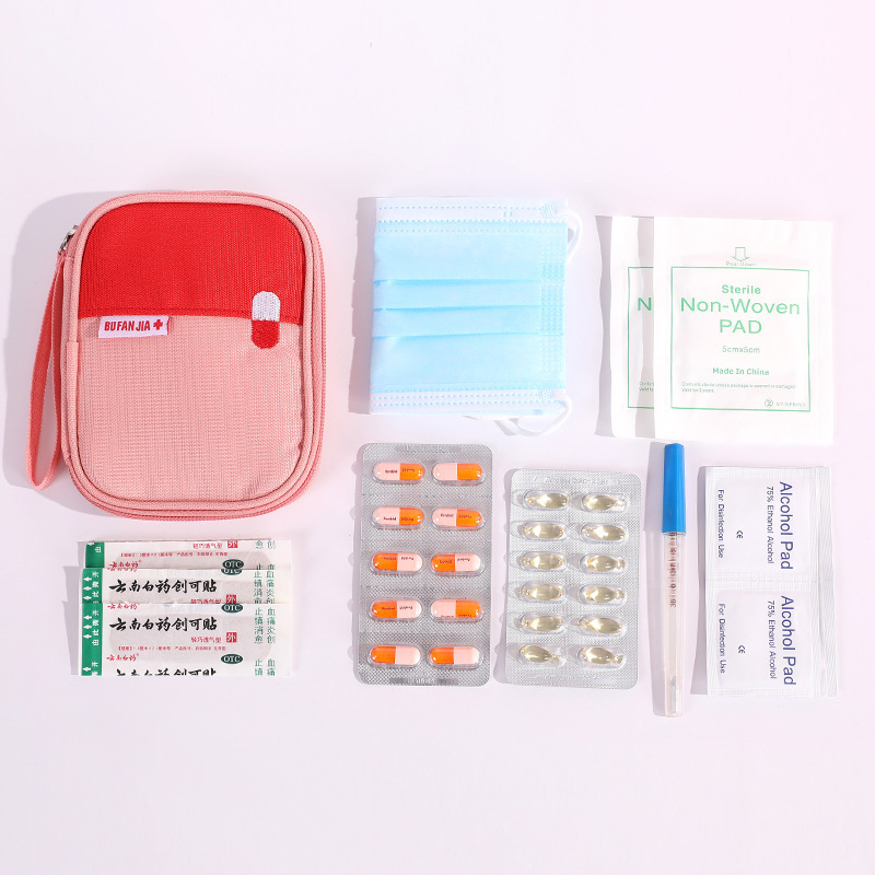 Small Color Matching Portable Medicine Storage Bag Epidemic Prevention Bag Portable First Aid Kits Emergency Bag Medicine Bag Medicine Box Small Color Matching Portable Medicine Storage Bag Epidemic Prevention Bag Portable First Aid Kits Emergency Bag Medicine Bag Medicine Box