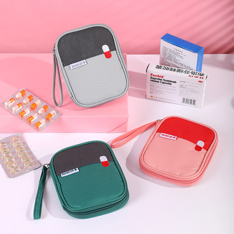 Small Color Matching Portable Medicine Storage Bag Epidemic Prevention Bag Portable First Aid Kits Emergency Bag Medicine Bag Medicine Box Small Color Matching Portable Medicine Storage Bag Epidemic Prevention Bag Portable First Aid Kits Emergency Bag Medicine Bag Medicine Box