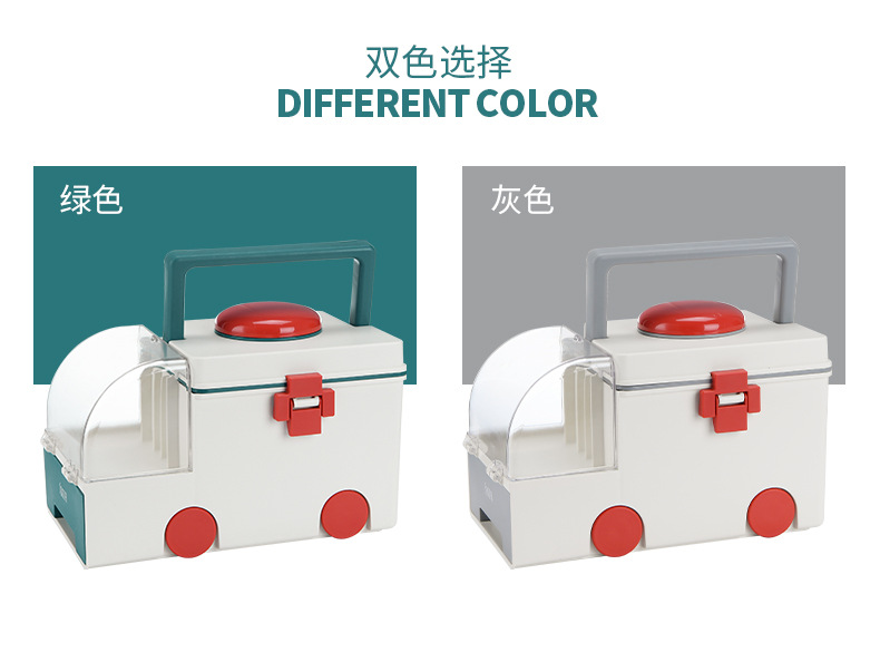[One Piece Dropshipping] Creative Shape Multifunctional Medicine Storage Box Household Medicine Box First Aid Medicine Storage Box