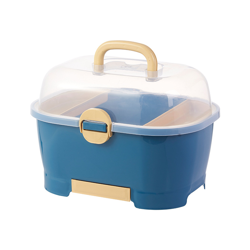 New Dustproof Large Capacity Medicine Storage Box Multi-Functional Layered Portable Medicine Box Household Emergency First Aid Kit