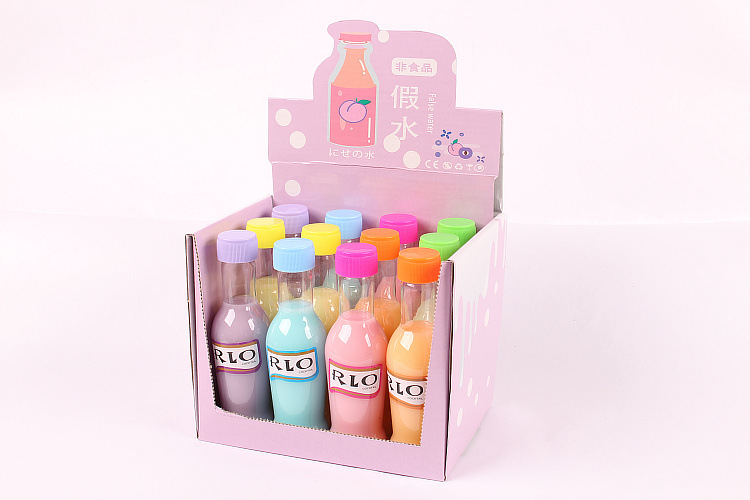 SOURCE Manufacturer Cocktail Bottle Fake Water Crystal Mud Fake Cement Color Nasal Gel Sand Skin Glue Internet Celebrity Hug Milk