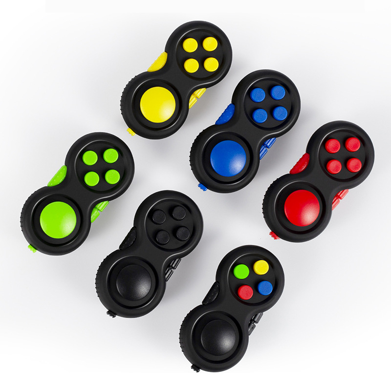 Creative Pressure Relief Rubik&#039;s Cube Handle Fidget Pad American Decompression Handle Rubik&#039;s Cube Educational Toy Whole