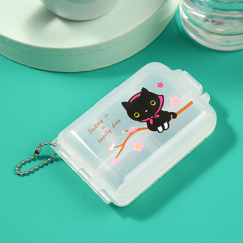 Portable 10-Grid Pill Box Double-Layer Sealed Portable Drug Storage Box Outdoor Moisture-Proof Mini Portable First-Aid Kit Wholesale Portable 10-Grid Pill Box Double-Layer Sealed Portable Drug Storage Box Outdoor Moisture-Proof Mini Portable First-Aid Kit Wholesale