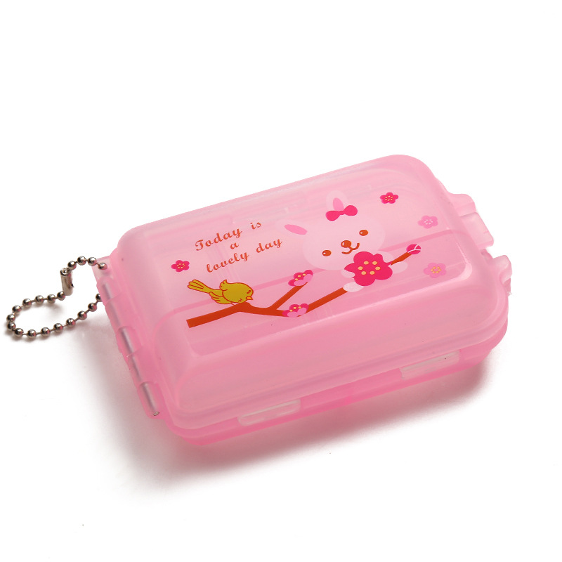 Portable 10-Grid Pill Box Double-Layer Sealed Portable Drug Storage Box Outdoor Moisture-Proof Mini Portable First-Aid Kit Wholesale Portable 10-Grid Pill Box Double-Layer Sealed Portable Drug Storage Box Outdoor Moisture-Proof Mini Portable First-Aid Kit Wholesale