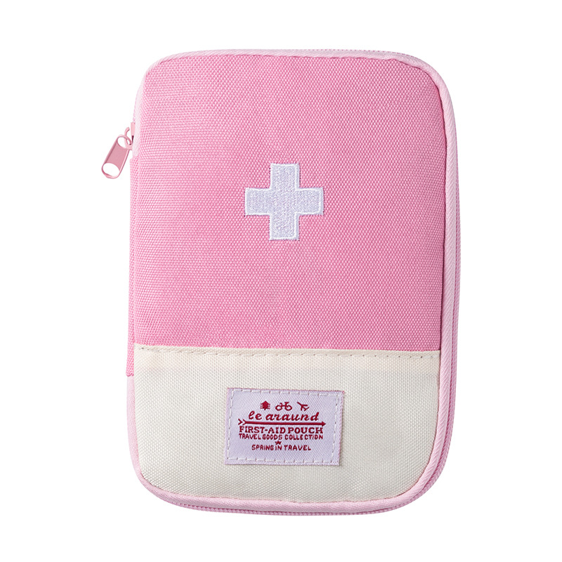 Business Trip Travel Household Portable First-Aid Kit Portable Small Herb Bag Storage Medicine First Aid Drug Package Factory Direct Sales