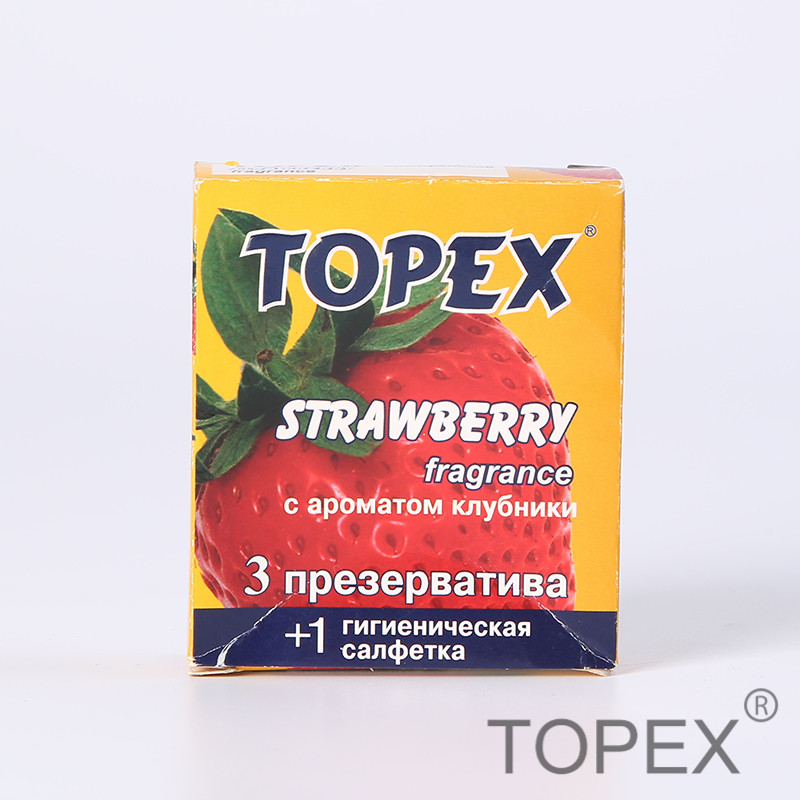 Ultra-Thin Delay Condom Lasting Series Sexy Anti-Premature Ejaculation Men&#039;s Condom Chocolate Banana Strawberry Fragrance