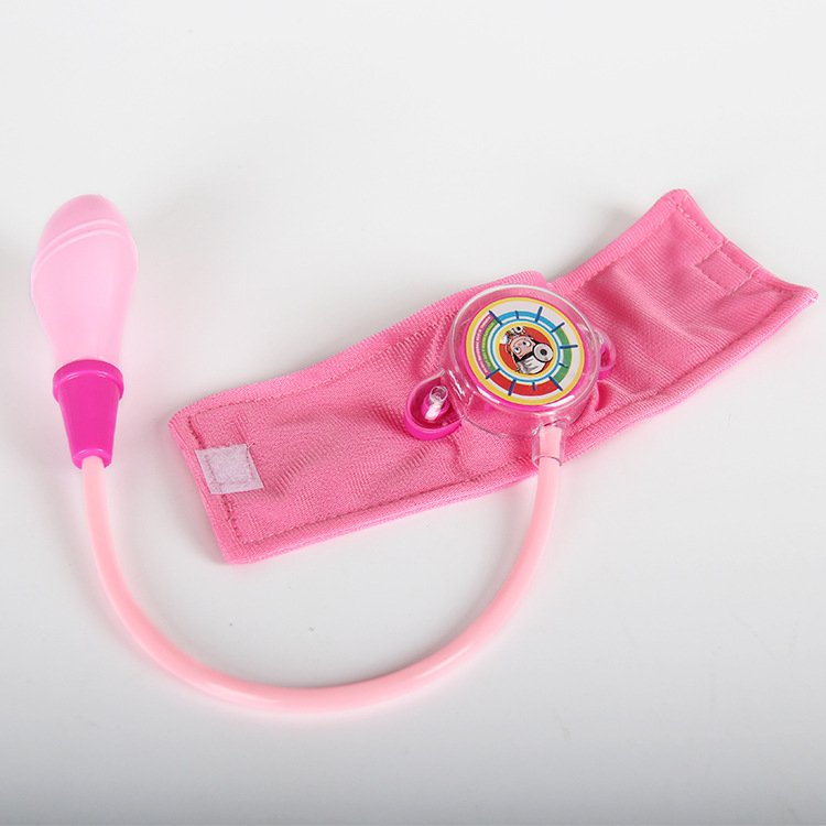 Children imitation family doctor toys to little doctors and nurses to take blood pressure toy doctors with blood pressure apparatus wholesale