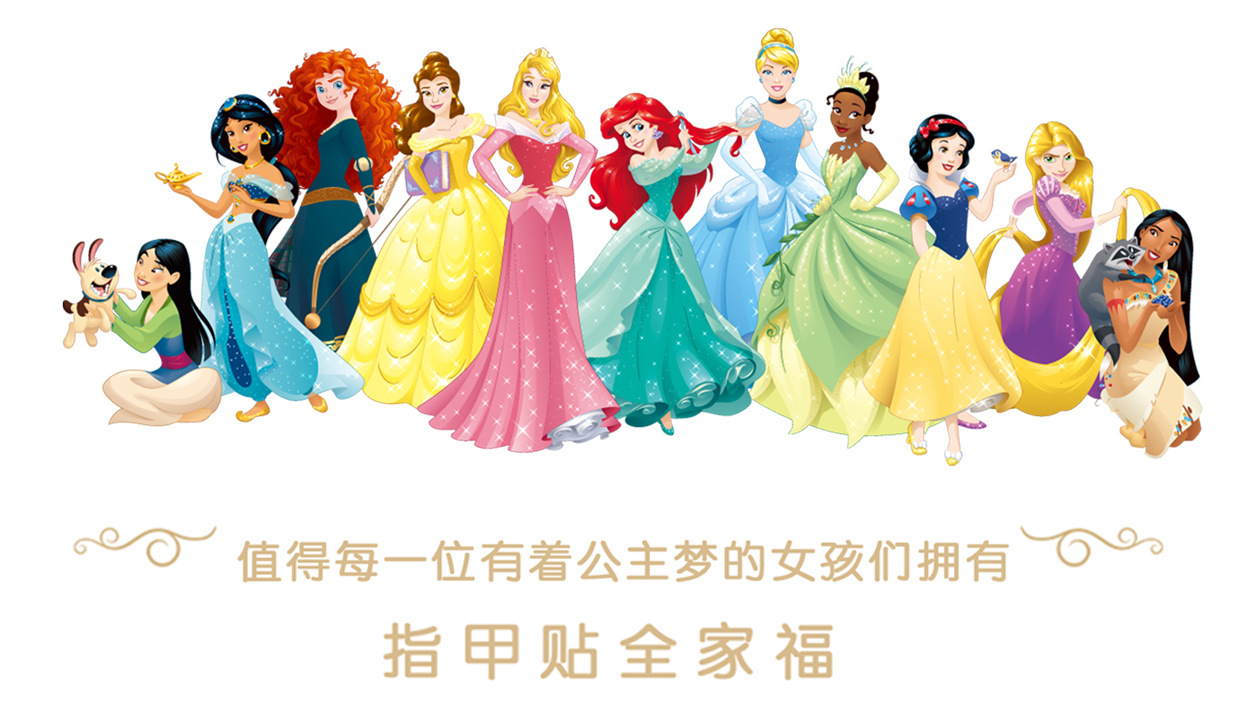 Genuine 3D Princess Elsa Frozen Cartoon Nail Sticker Disney Sticker Children Girl Nail Sticker