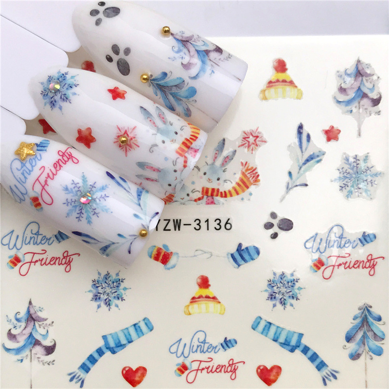 AliExpress Nail Sticker Nail Sticker Watermark Nail Sticker Nail Decal YZW3117-3162