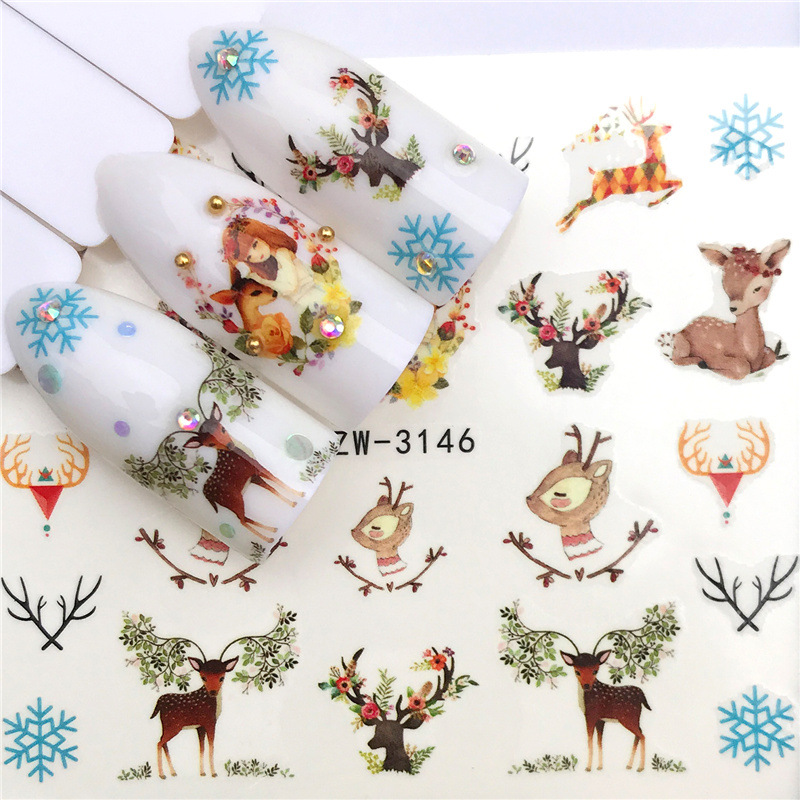 AliExpress Nail Sticker Nail Sticker Watermark Nail Sticker Nail Decal YZW3117-3162