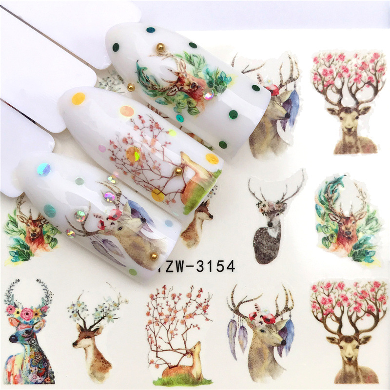 AliExpress Nail Sticker Nail Sticker Watermark Nail Sticker Nail Decal YZW3117-3162