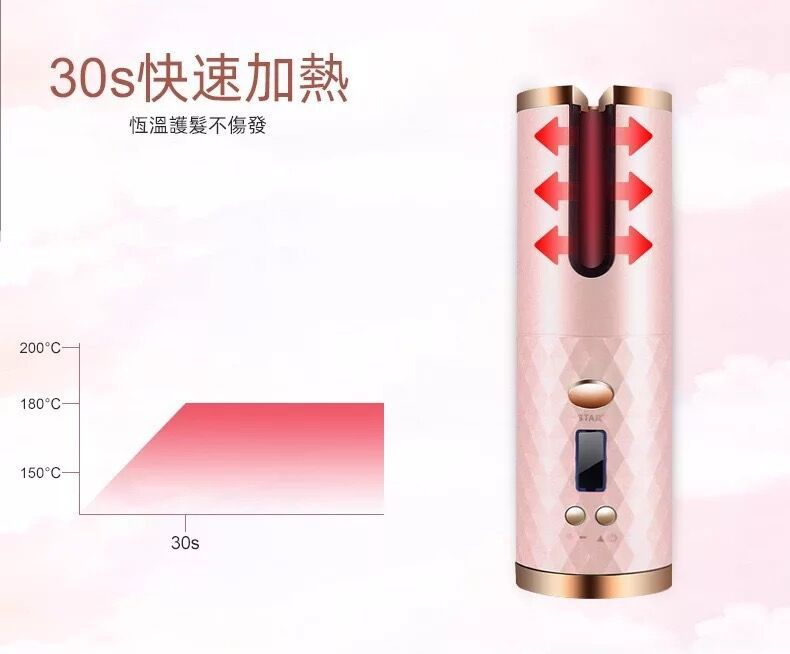 Factory Wholesale Automatic Hair Curler Student Multi-Function USB Charging Wireless Mini Electric Hair Curler Lazy Curly Hair Factory Wholesale Automatic Hair Curler Student Multi-Function USB Charging Wireless Mini Electric Hair Curler Lazy Curly Hair