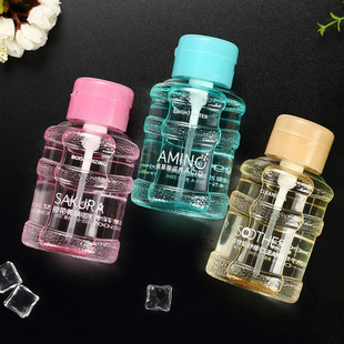 Feotznw Cleansing Water Eye, Lip and Face Three-in-One Gentle Cleansing Makeup Remover Milk Student Pump Bottle Female Makeup Remover Ointment